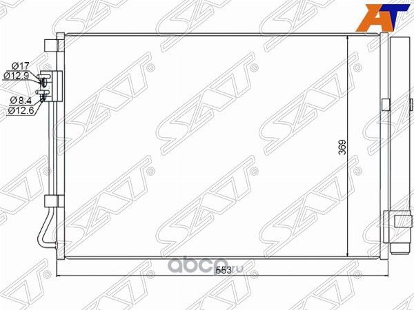 РАДИАТОР (SAT). Артикул STHNS13940