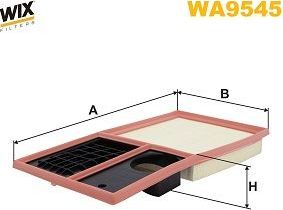Воздушный фильтр WIX Filters. Артикул WA9545
