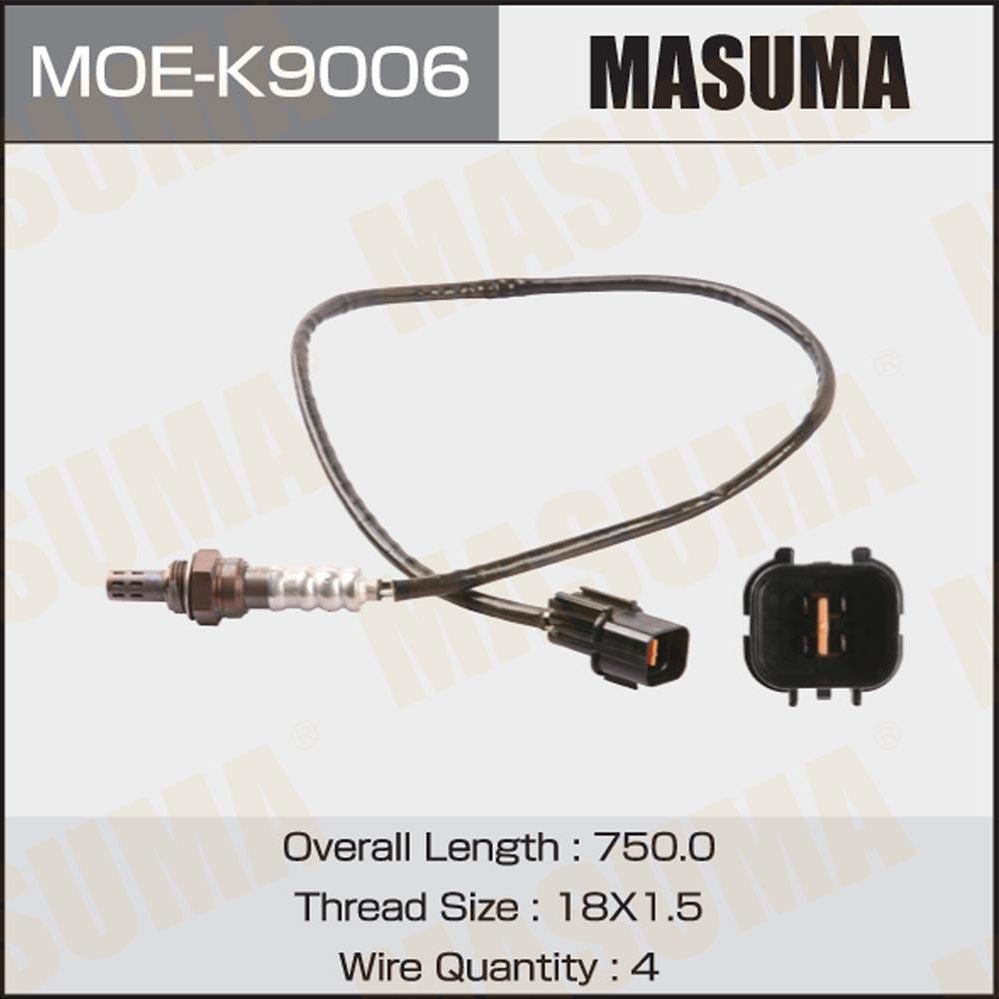 Лямбда-зонд (кислородный датчик) Masuma. Артикул MOE-K9006