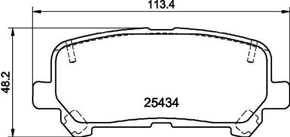 Тормозные колодки Hella Pagid. Артикул 8DB 355 020-601