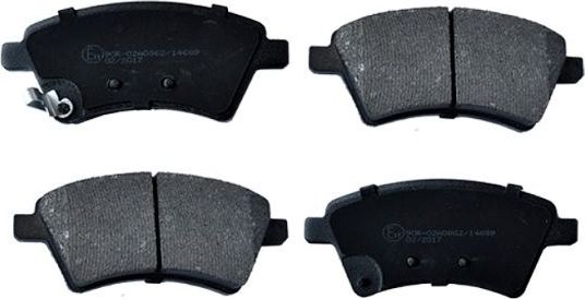 Тормозные колодки ASAM передние для Fiat Sedici 2006-2014. Артикул 55370