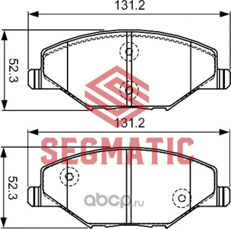 SGBP2591 Колодка торм диск пер Volkswagen Polo 1.6 2010-Skoda Fabia 1.4 2007-201 (Segmatic) Segmatic. Артикул SGBP2591