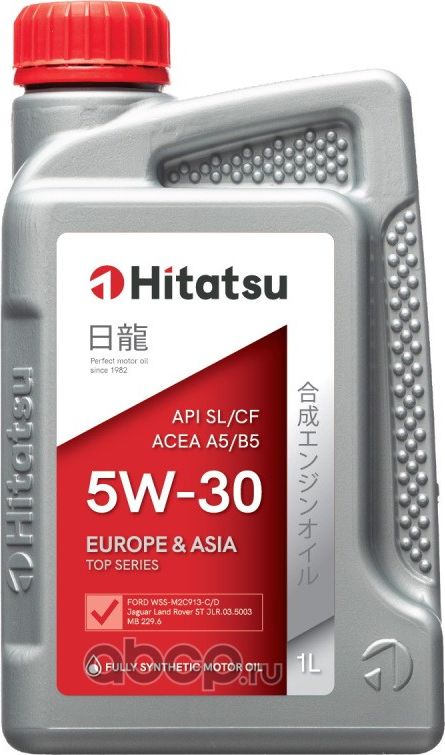 Масло моторное синт. 5W-30 1л (Hitatsu) Hitatsu. Артикул 5W30H31
