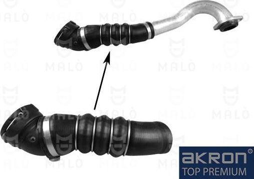 Патрубок интеркулера Malò. Артикул 27326A