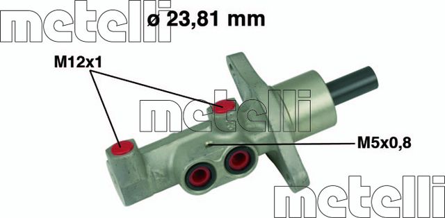 Тормозной цилиндр главный Metelli для Volvo C70 II 2006-2013. Артикул 05-0475