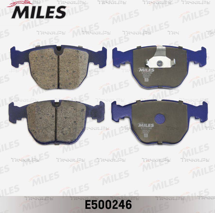 Тормозные колодки Miles (Керамика) передние для Alpina B10 E39 1996-2002. Артикул E500246