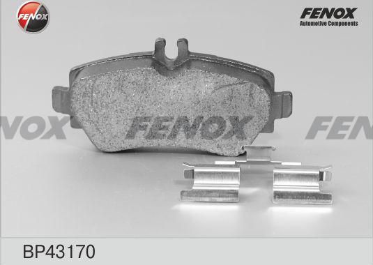 Тормозные колодки Fenox. Артикул BP43170