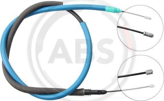 Трос ручника (тросик ручного тормоза) ABS. Артикул K13216