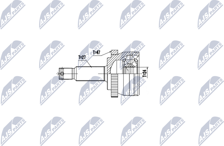 Шрус наружный (граната) NTY. Артикул NPZ-KA-368