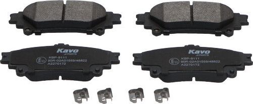 Тормозные колодки Kavo Parts. Артикул KBP-9111