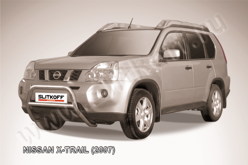 Кенгурятник Slitkoff d57 низкий для Nissan X-Trail T31 2007-2010. Артикул NXT003