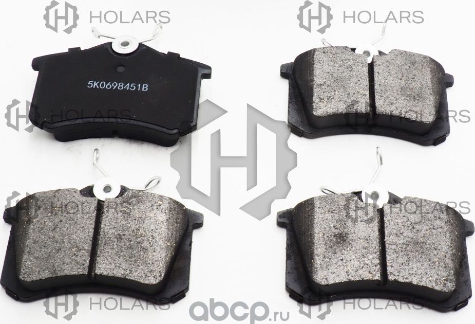 Колодки торм. диск. зад. к-т. для ам Audi A4 III (Holars). Артикул HLBP0029