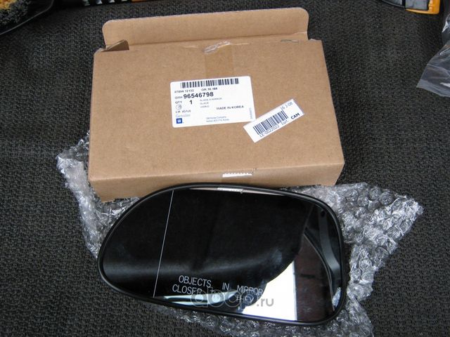 Зеркальное стекло бокового зеркала General Motors. Артикул 96546798