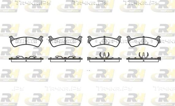Тормозные колодки RoadHouse задние для Ford Explorer I 1993-1994. Артикул 2617.12