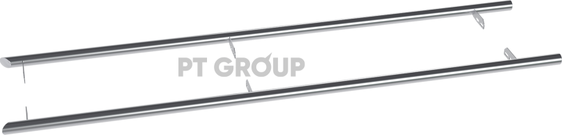 Защита порогов PT Group с окантовкой d=36 мм (НПС) для Jetour T2 2023-2026. Артикул JTT-23-220341.00