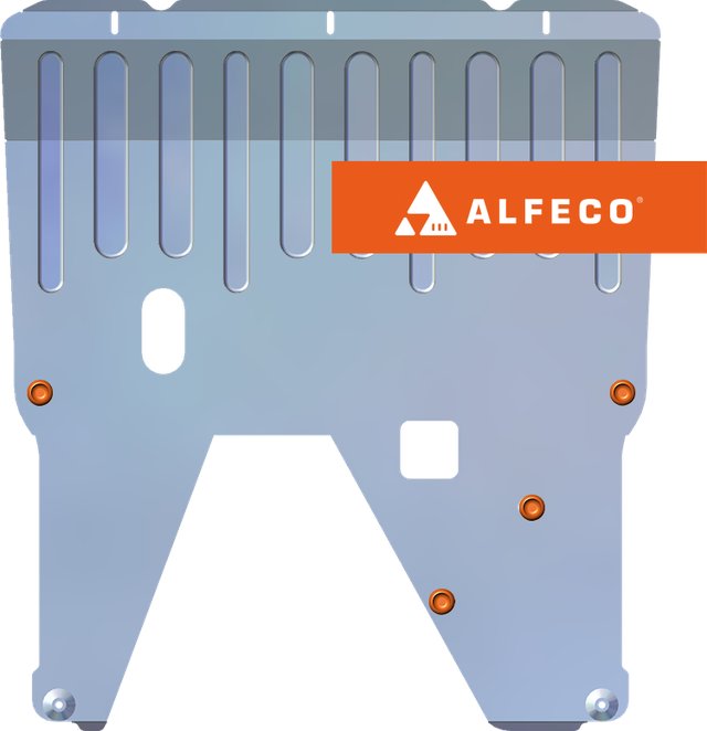 Защита алюминиевая Alfeco для картера и КПП Chery M11 2010-2015. Артикул ALF.02.09al