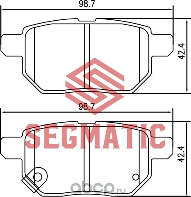 Колодки тормозные дисковые (Segmatic). Артикул SGBP2579
