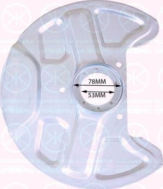 Кожух (щиток) тормозного диска Klokkerholm. Артикул 9040370