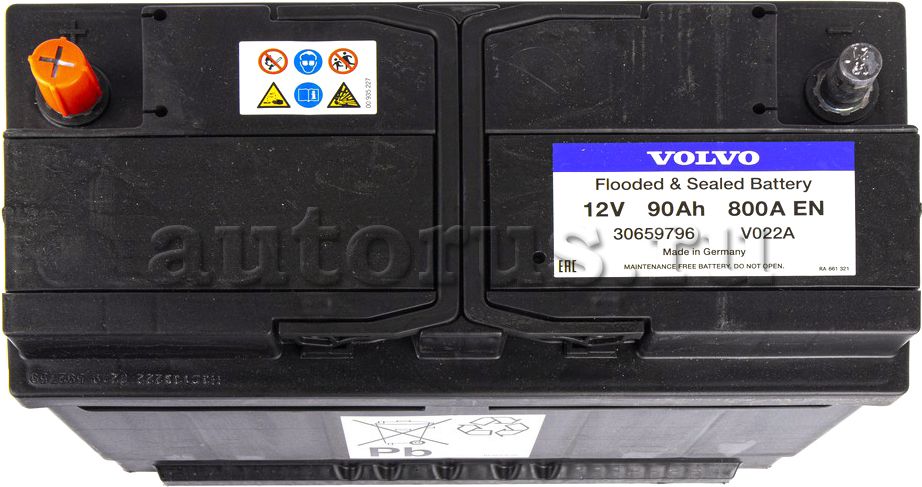 Аккумулятор Volvo. Артикул 30659796