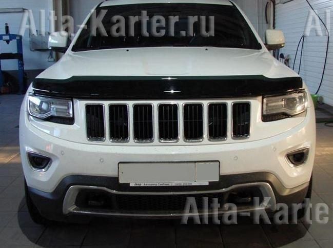 Дефлектор SIM для капота Jeep Grand Cherokee WK2 2010-2014. Артикул SJEGCH1012