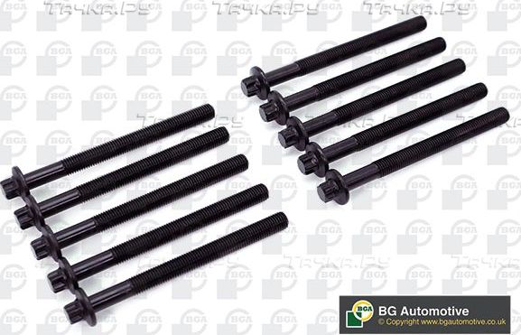 Комплект болтов ГБЦ BGA для Nissan Note I 2006-2012. Артикул BK3351