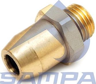Фитинг прямой с наружн.резьб. M16х1.5 под трубку D=12х1.5 Sampa. Артикул 042.014