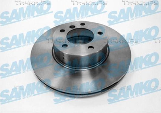 Тормозной диск Samko передний для BMW 1 II (F20/F21) 2011-2019. Артикул B2049V