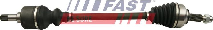 Полуось (привод в сборе, приводной вал) Fast. Артикул FT27048