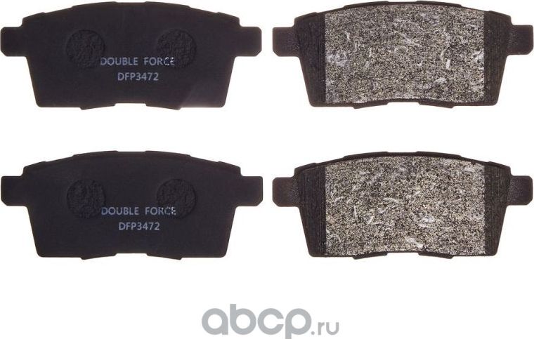 Колодки тормозные дисковые Double Force Double Force. Артикул DFP3472