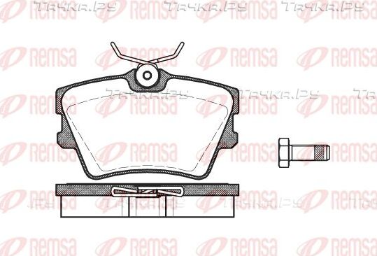 Тормозные колодки Remsa. Артикул 0591.00