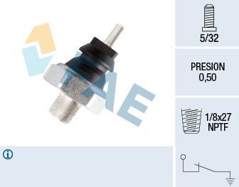 Датчик давления масла FAE для Ford Transit IV 1985-1994. Артикул 12040