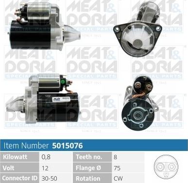 Стартер Meat & Doria для Hyundai Atos 2001-2008. Артикул 5015076