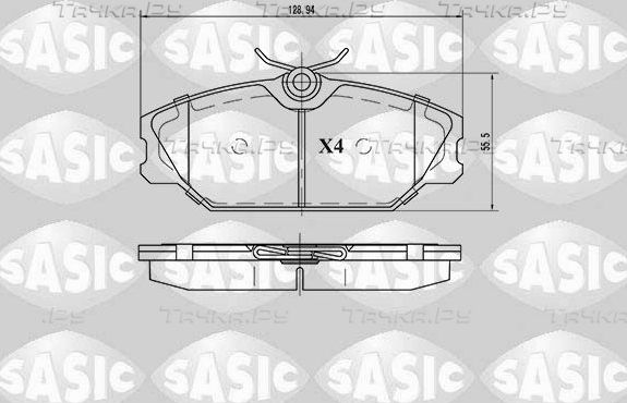 Тормозные колодки Sasic передние для Renault Scenic II 1999-2003. Артикул 6214008