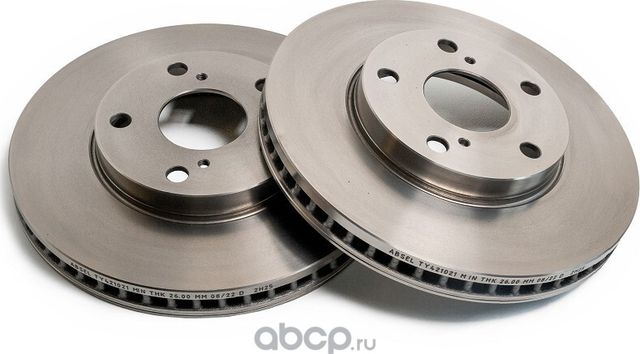 Диск тормозной передний (Absel). Артикул TY421021