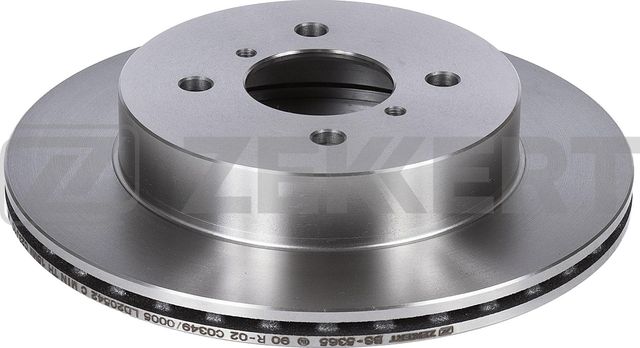 Тормозной диск Zekkert передний для Suzuki Ignis I (HT) 2000-2005. Артикул BS-5365