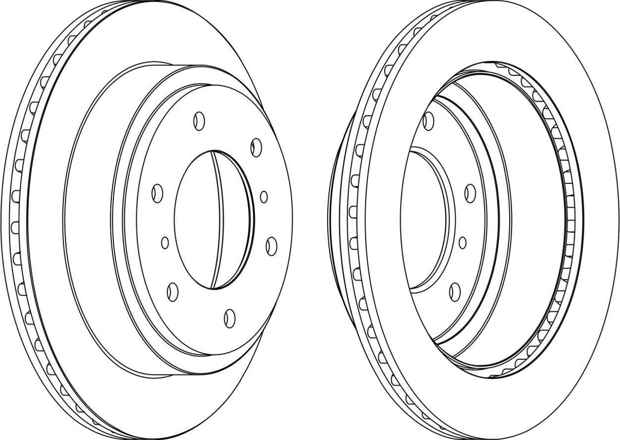 Тормозной диск Ferodo Premier. Артикул DDF1385C