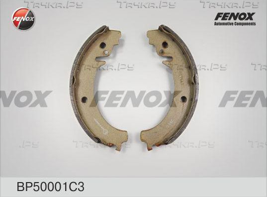 Тормозные колодки Fenox задние для ВАЗ 2107 1983-2012. Артикул BP50001C3