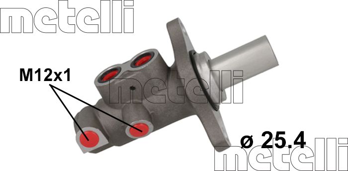 Тормозной цилиндр главный Metelli. Артикул 05-1160