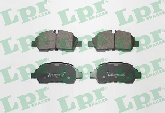 Тормозные колодки LPR задние для Ford Transit VIII 2013-2016. Артикул 05P2130
