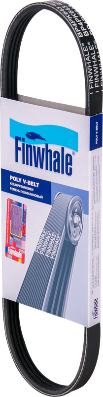 Приводной ремень поликлиновой Finwhale для Mazda 626 III (GD) 1987-1992. Артикул BP4PK643