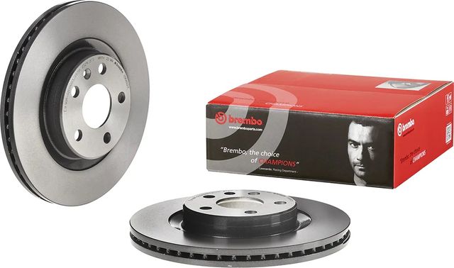 Тормозной диск Brembo PRIME LINE - UV Coated передний для Volvo XC40 I 2017-2026. Артикул 09.D892.11