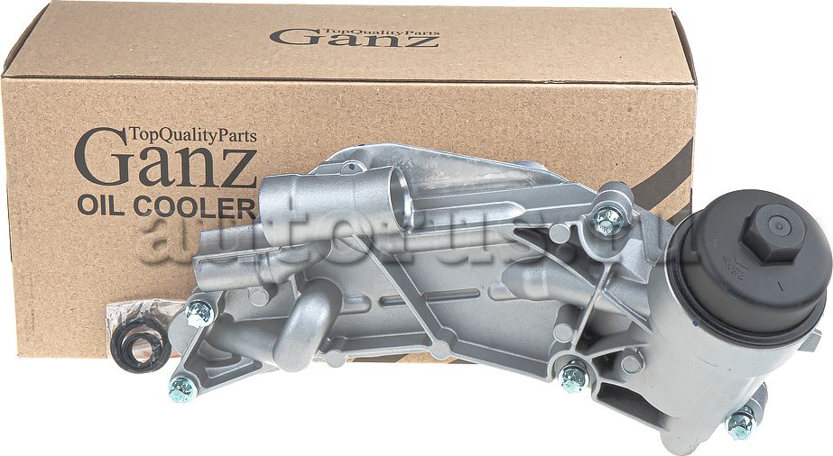 Радиатор масляный в сборе (масляный теплообменник ДВС) (Ganz). Артикул GIF07132
