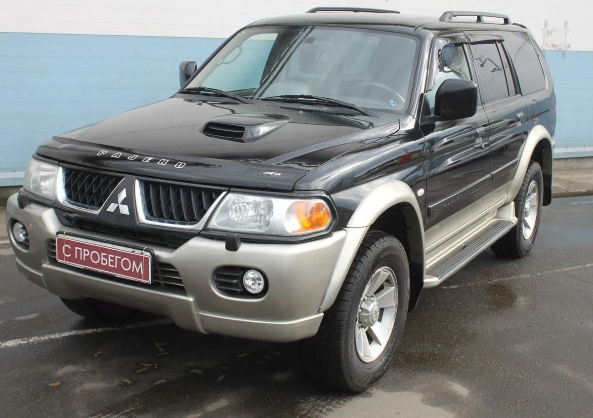 Дефлектор Vip-Tuning для капота Mitsubishi Pajero Sport I 1998-2008. Артикул MSH01