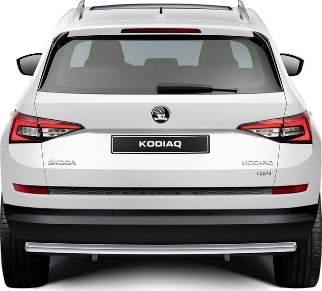 Защита Rival заднего бампера d57 для Skoda Kodiaq 2017-2025. Артикул R.5101.004