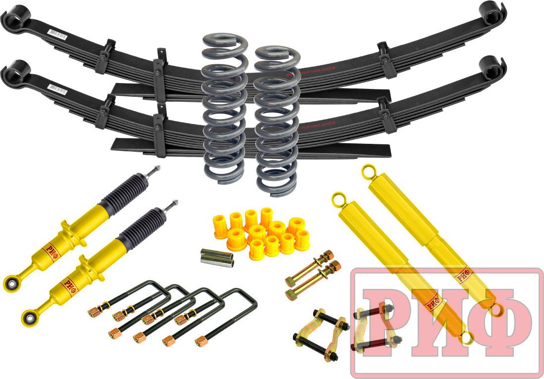 Лифт-комплект РИФ мягкий для Toyota Hilux 2005-2014, лифт 30 мм. Артикул RIF-VIG-A