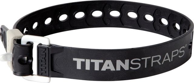 Ремень крепёжный TitanStraps Super Straps L = 46 см (Dmax = 12,7 см, Dmin = 3,2 см) Черный. Артикул TS-0918-BLK