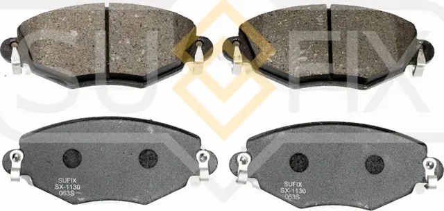 Колодки дисковые тормозные передние правые/левые FORD MONDEO III (B5Y) 2000-2007 (Sufix). Артикул SX1130