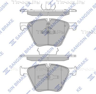 Тормозные колодки Sangsin Hi-Q передние для BMW X5 III (F15) 2013-2018. Артикул SP2395