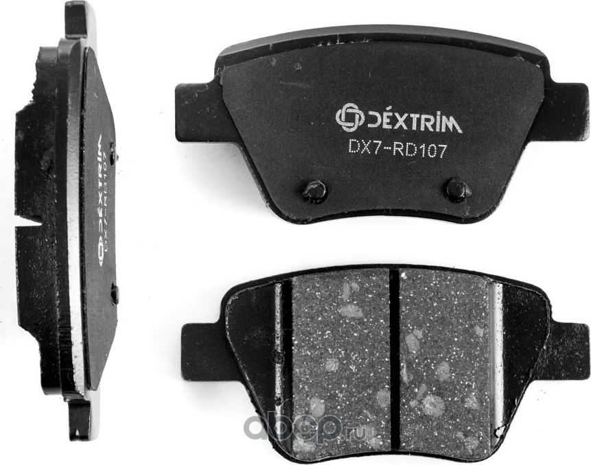 Колодки тормозные задние (Dextrim). Артикул DX7RD107