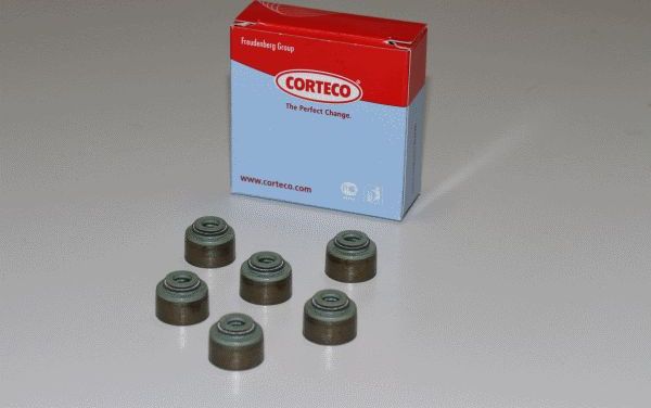 Комплект маслосъемных колпачков Corteco (FPM (Fluor-Kautschuk)). Артикул 19036742